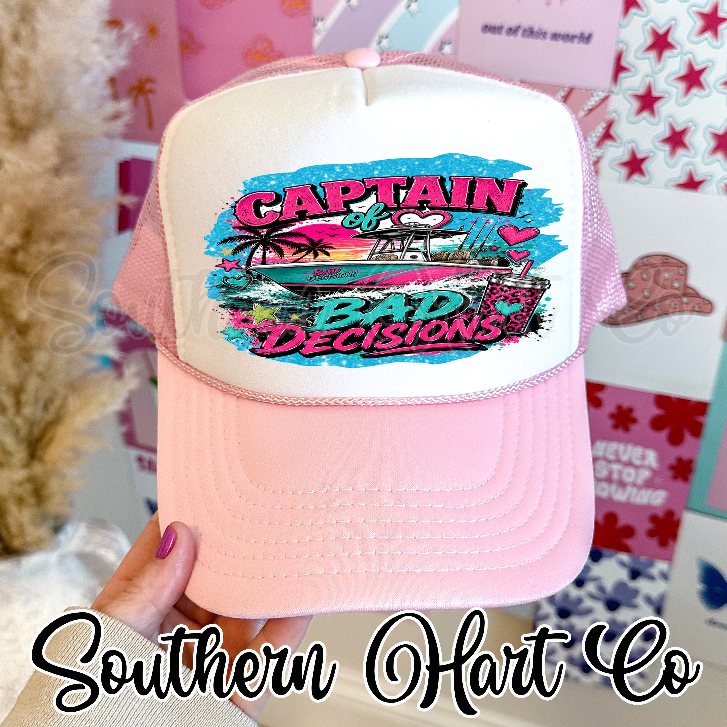 Captain of Bad Decisions | Premium Foam Trucker Hat