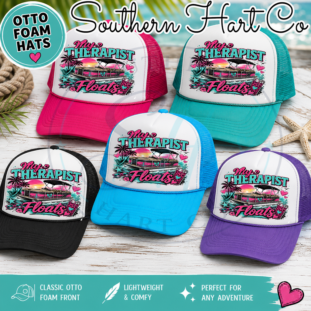 My Therapist Floats | Premium Foam Trucker Hat