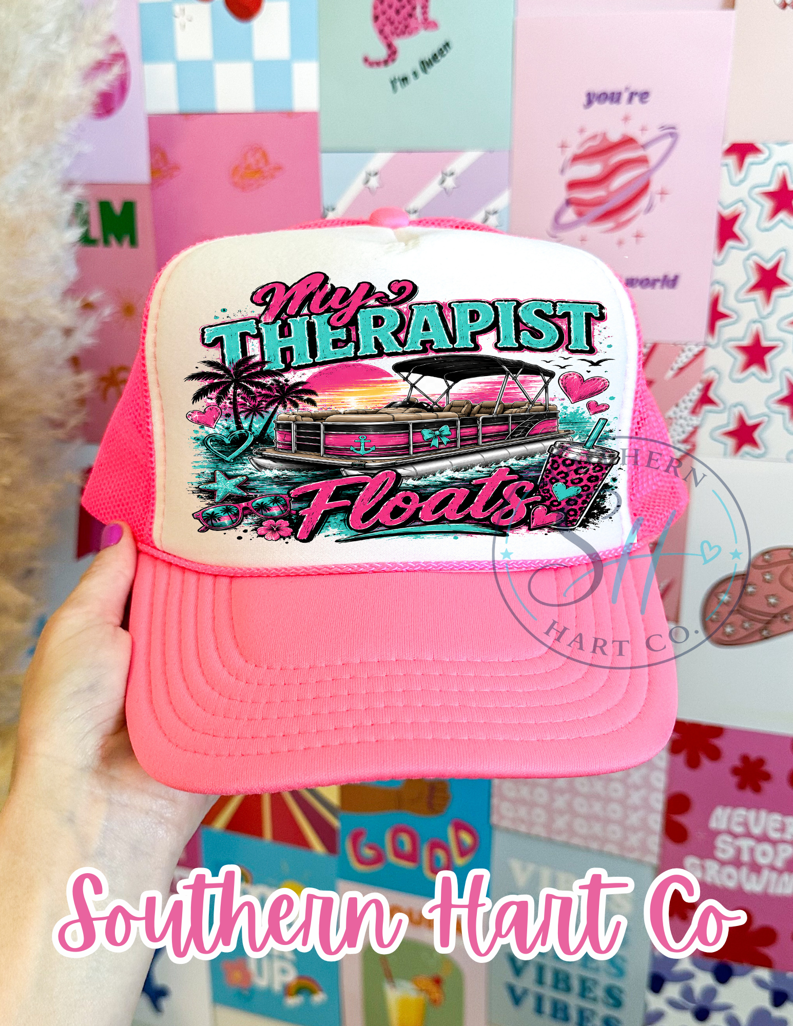 My Therapist Floats | Premium Foam Trucker Hat