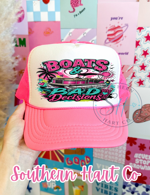 Boats & Bad Decisions | Premium Foam Trucker Hat
