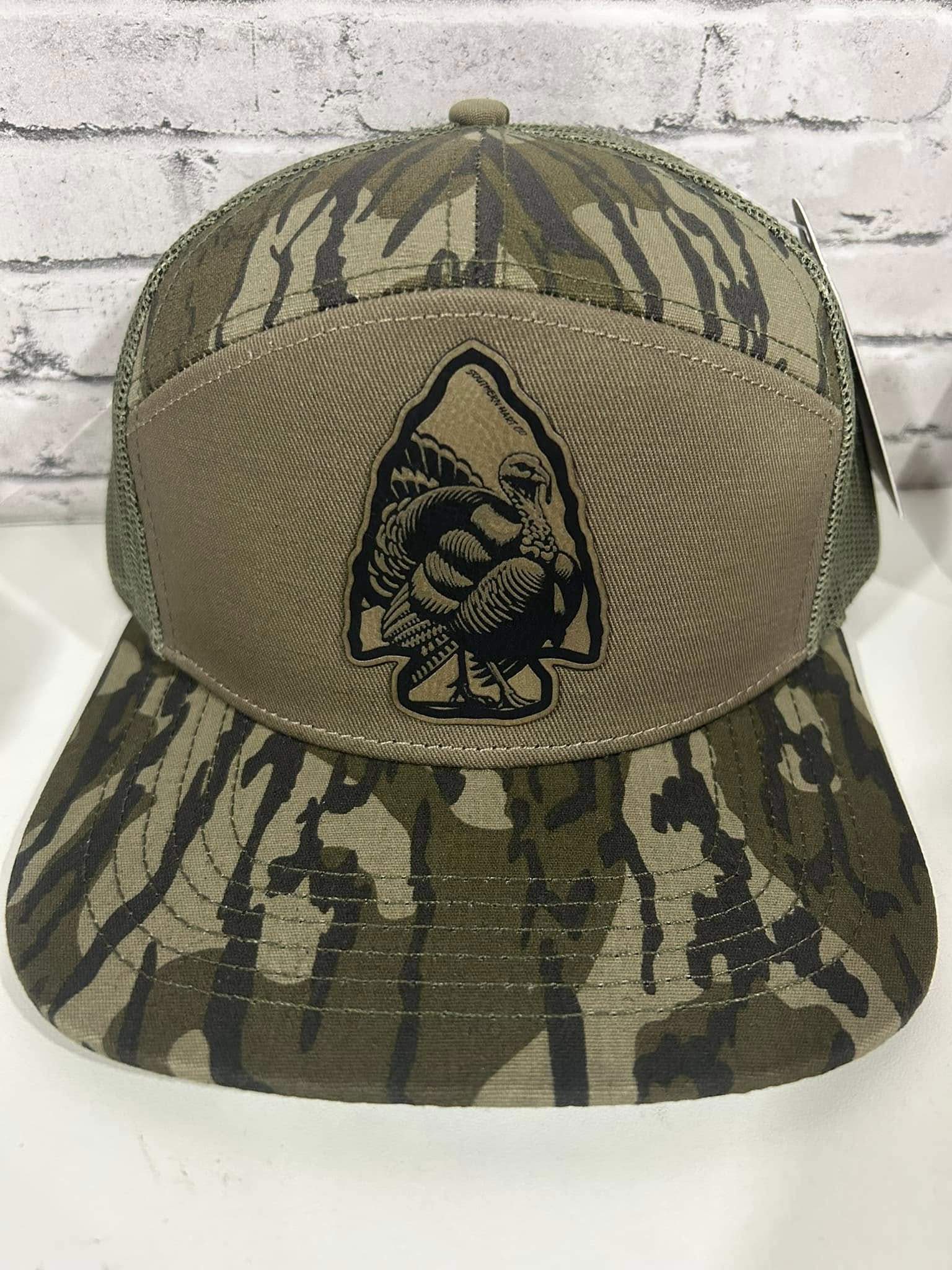 Bottomland Turkey Arrowhead Patch 7 Panel Hat