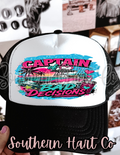 Captain of Bad Decisions | Premium Foam Trucker Hat
