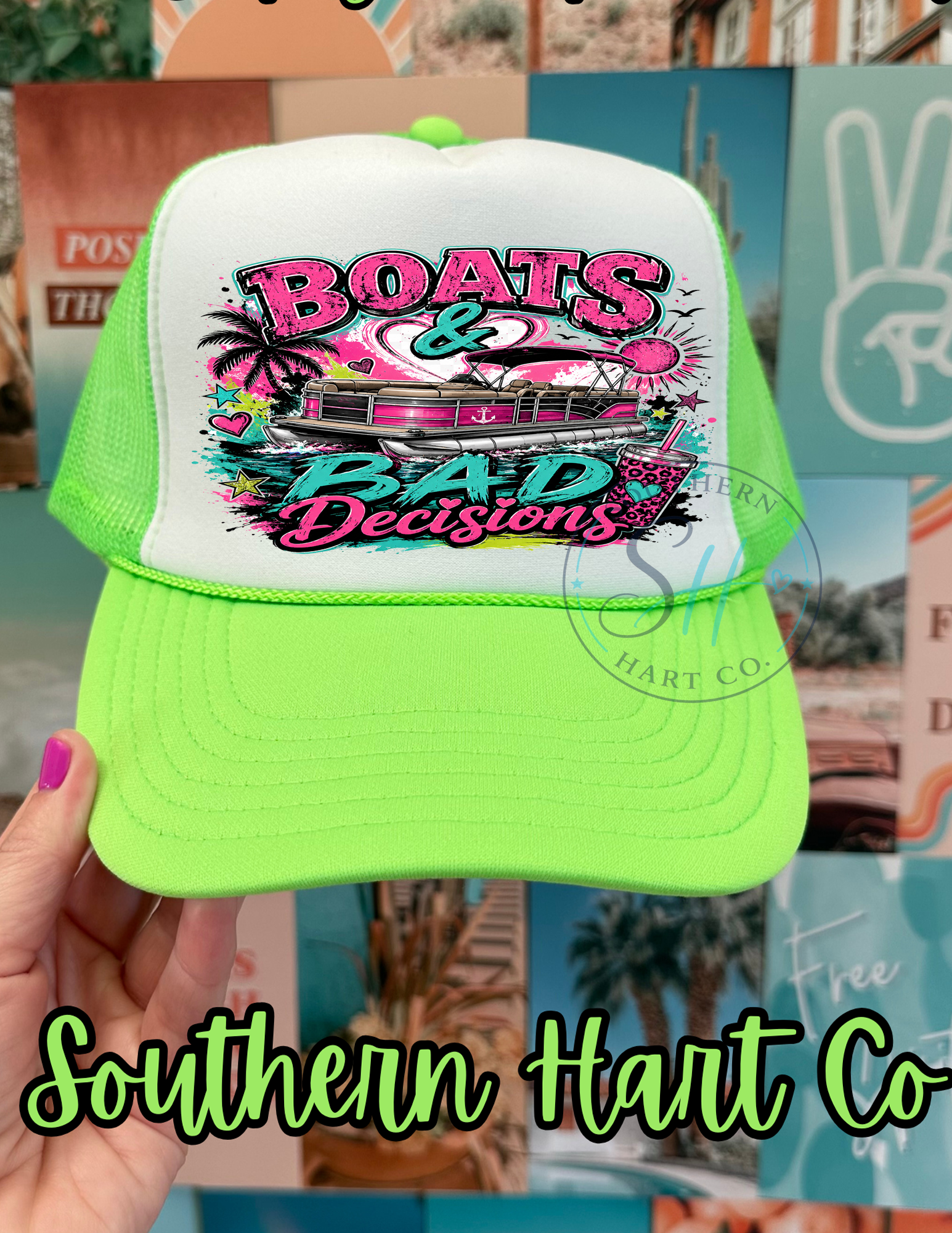 Boats & Bad Decisions | Premium Foam Trucker Hat