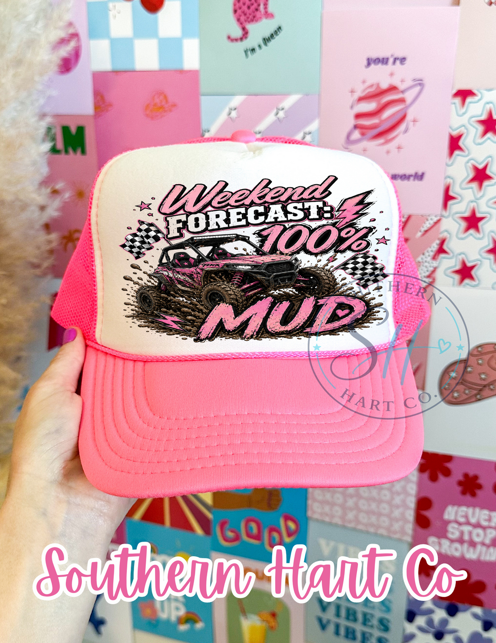 Weekend Forecast 100% Mud | Premium Foam Trucker Hat