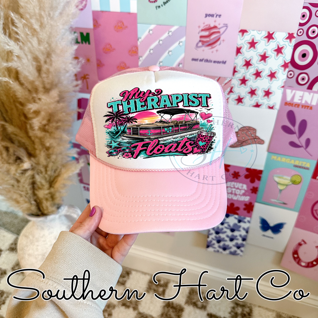My Therapist Floats | Premium Foam Trucker Hat