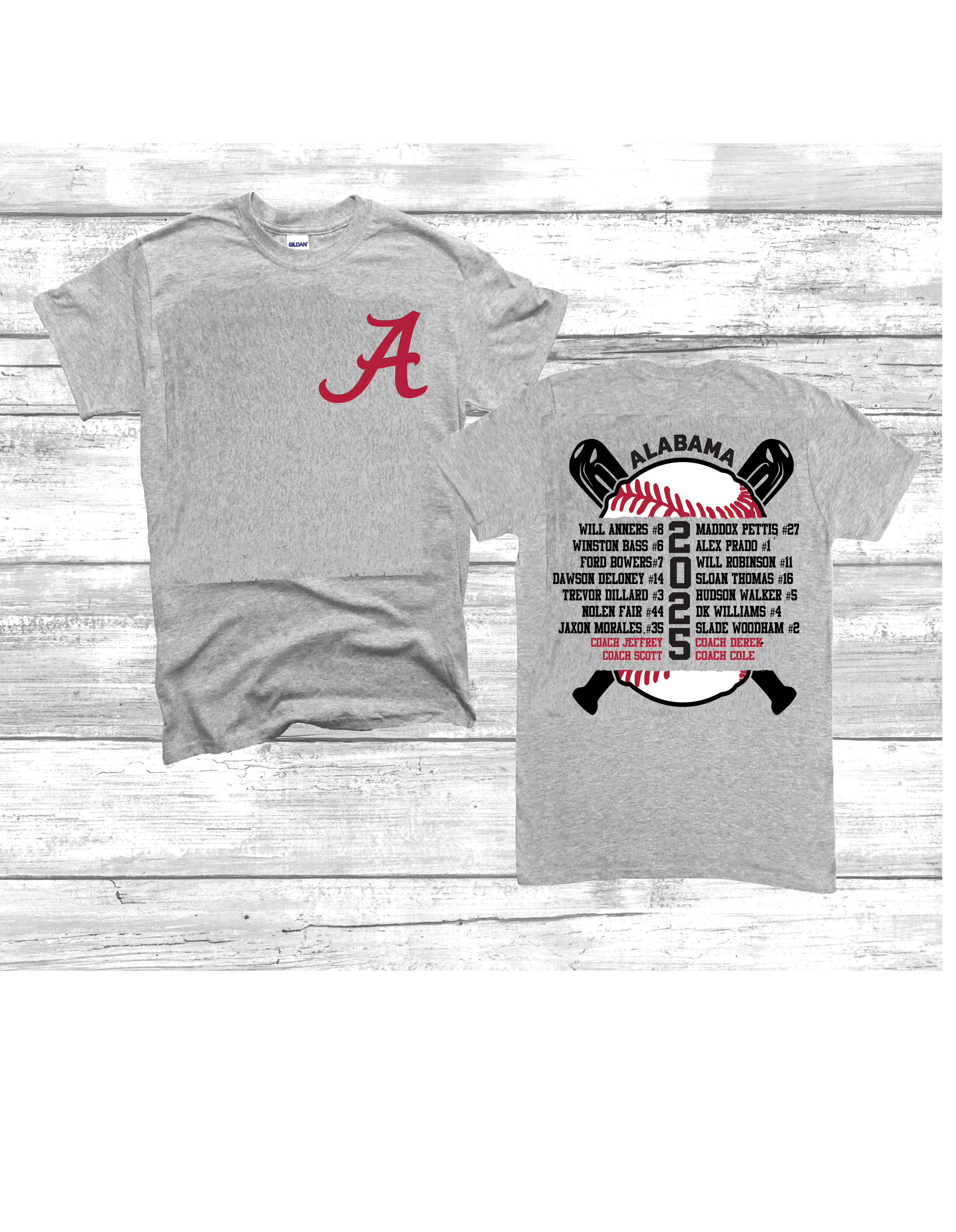 Adult Alabama Allstars Comfort Colors Shirt