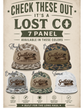 Southern Hart Co Duck Patch Hat – Lost Co 7 Panel