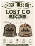 Southern Hart Co. 7 Panel Trucker Hat- Deer Antlers