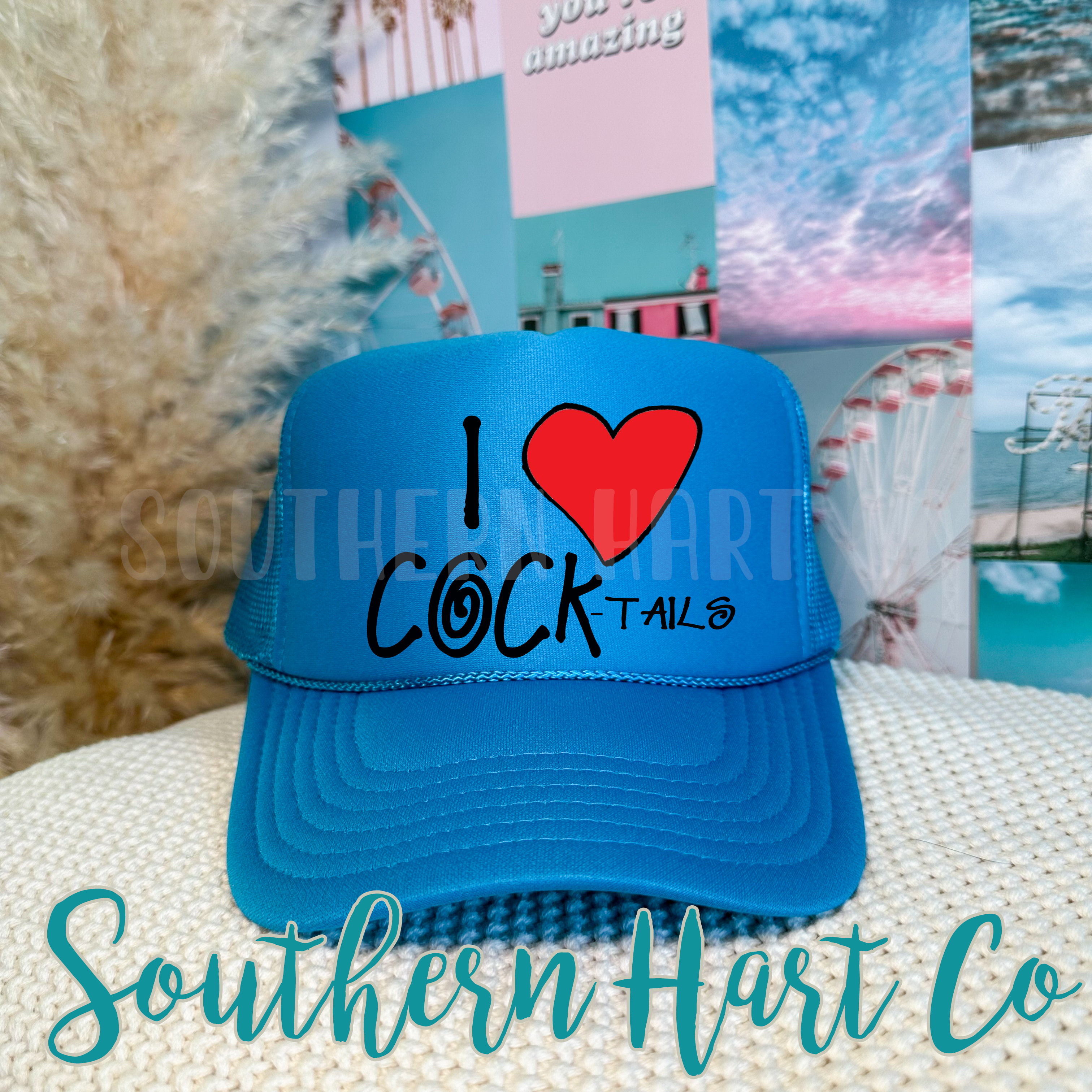 I Love Cocktails Hat