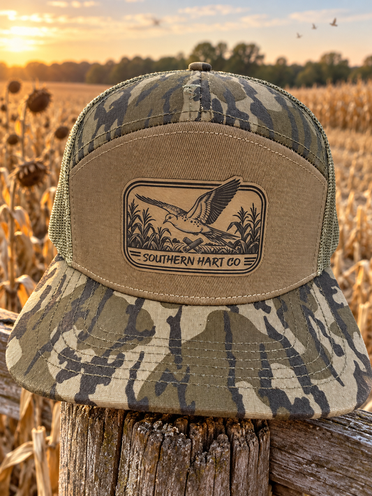 Southern Hart Co. Dove Hunting Camo Patch Hat