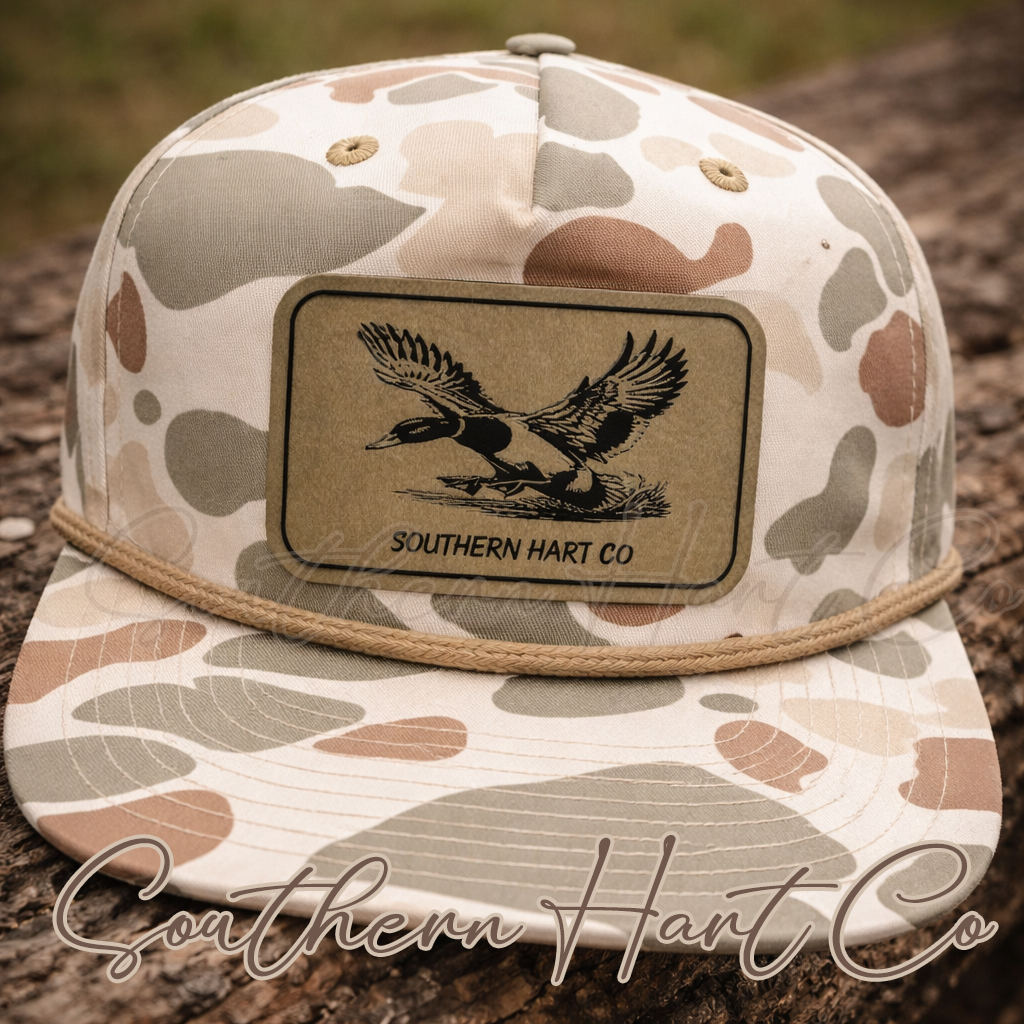 Camo Richardson Rope Hat with Duck Patch