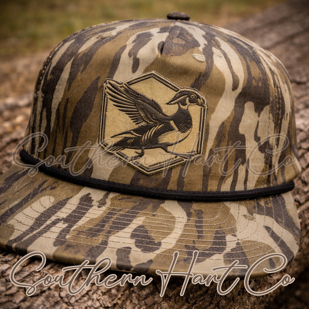 Camo Richardson Rope Hat with Duck Patch