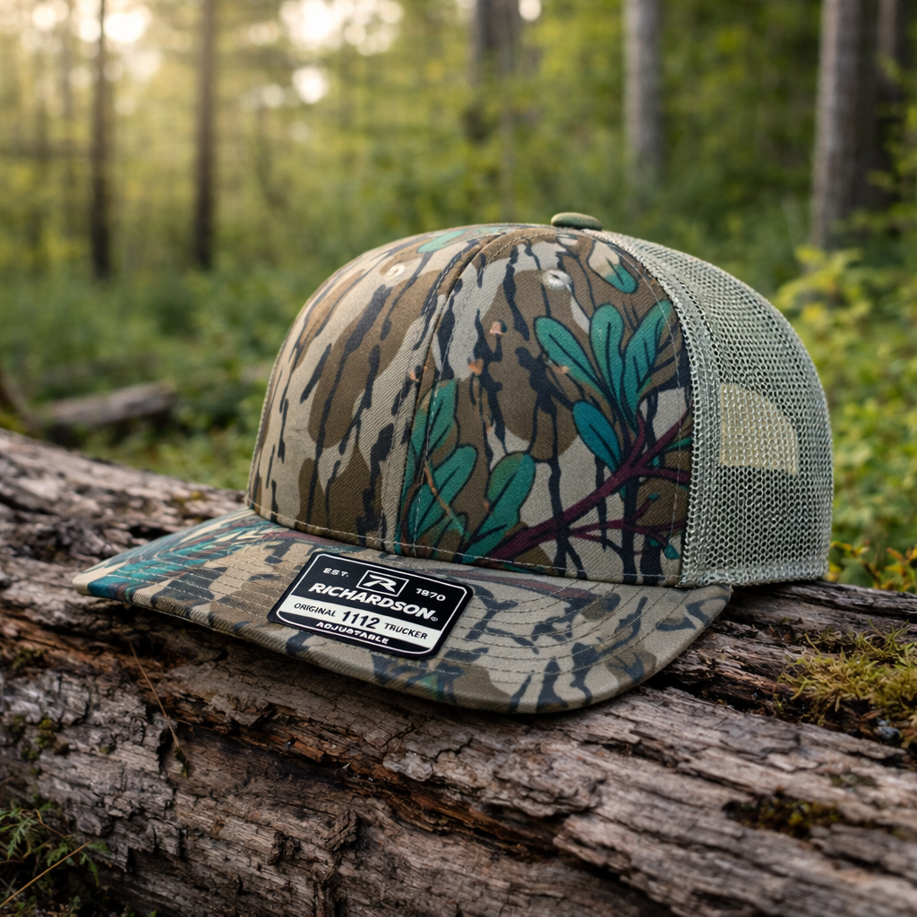 Deer Skull Camo Hat – Richardson 112