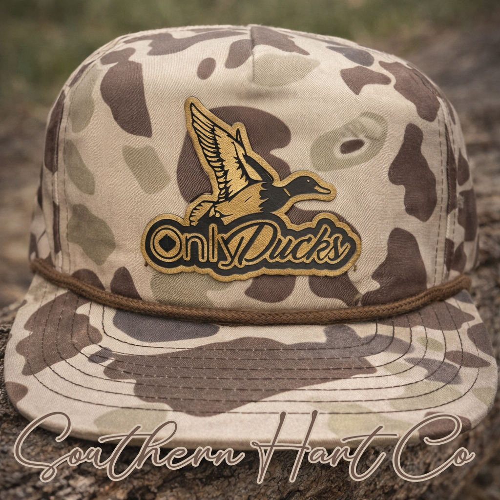 Camo Richardson Rope Hat with Only Duck Patch