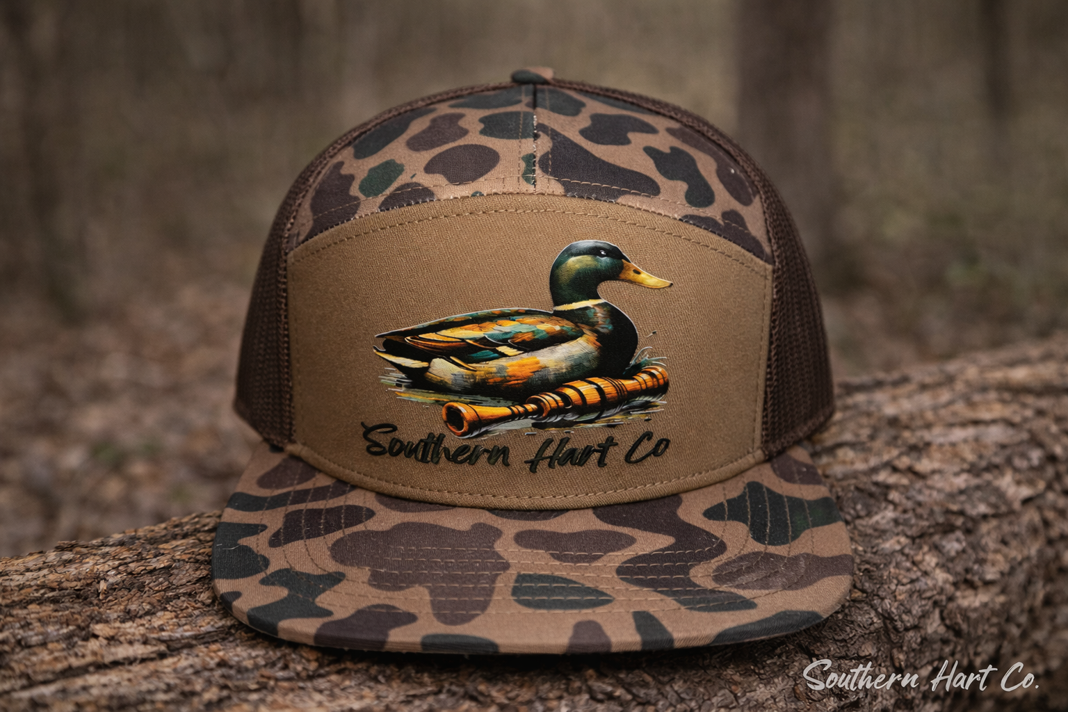 Duck Delta Camo 7 Panel Hat