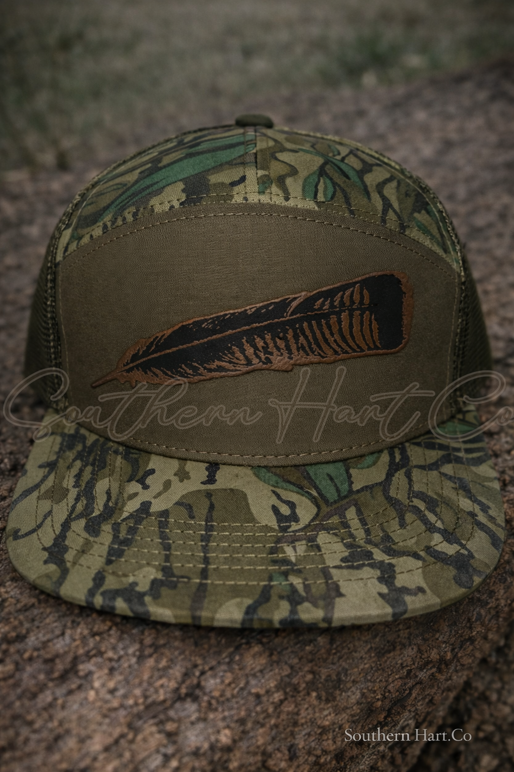 Greenleaf Turkey Feather 7 Panel Hat