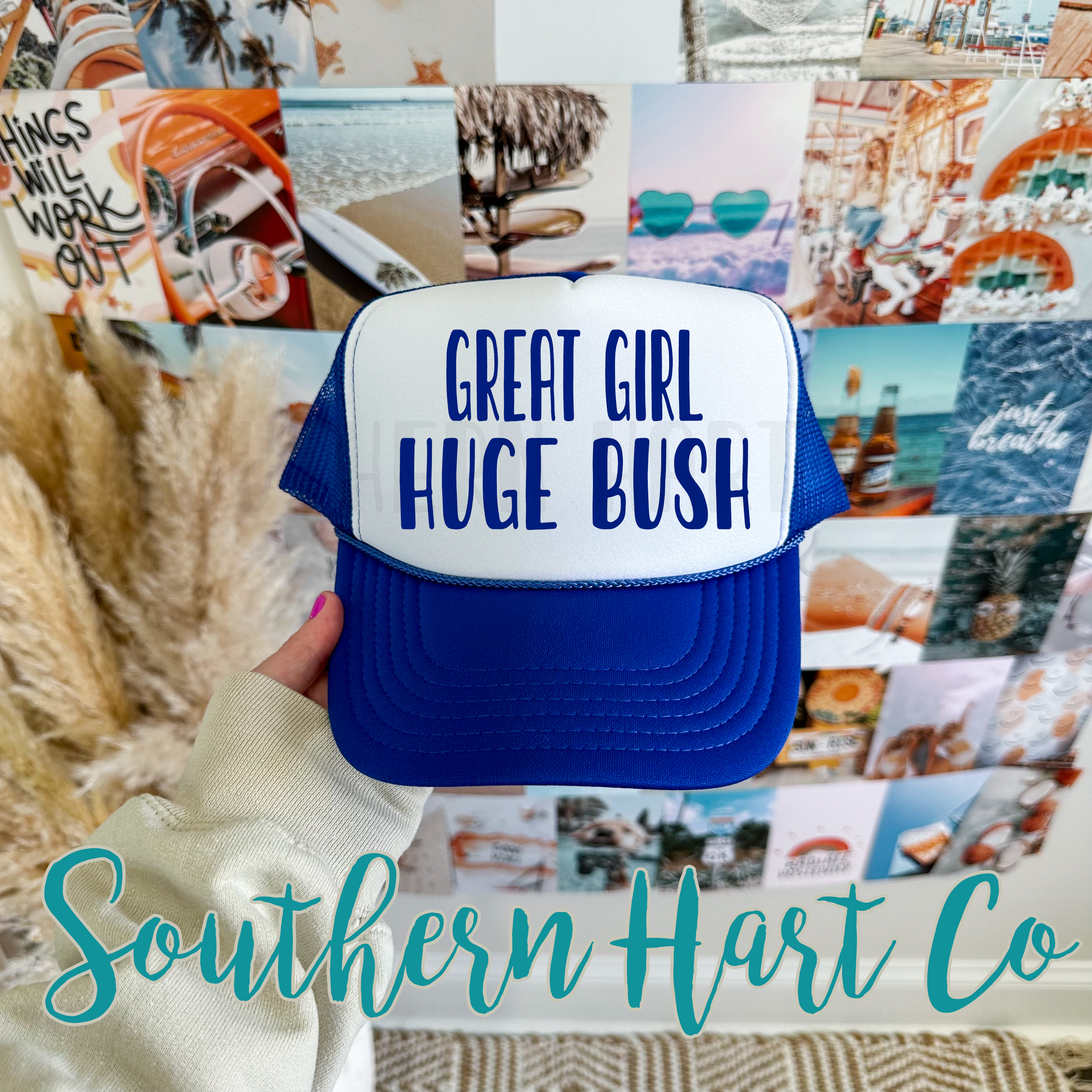 Great Girl Huge Bush Hat