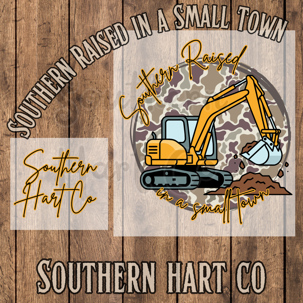 Southern Raised in a Small Town Tee | Southern Hart Co Graphic T-Shirt