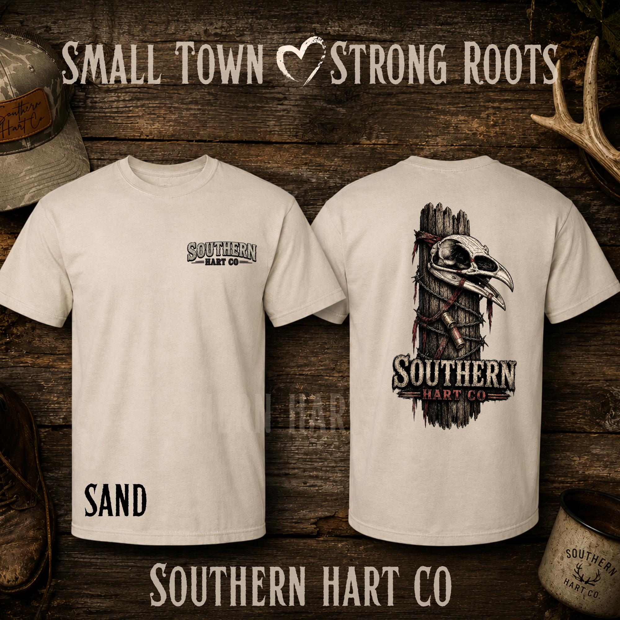 Southern Hart Co Skull Graphic Tee