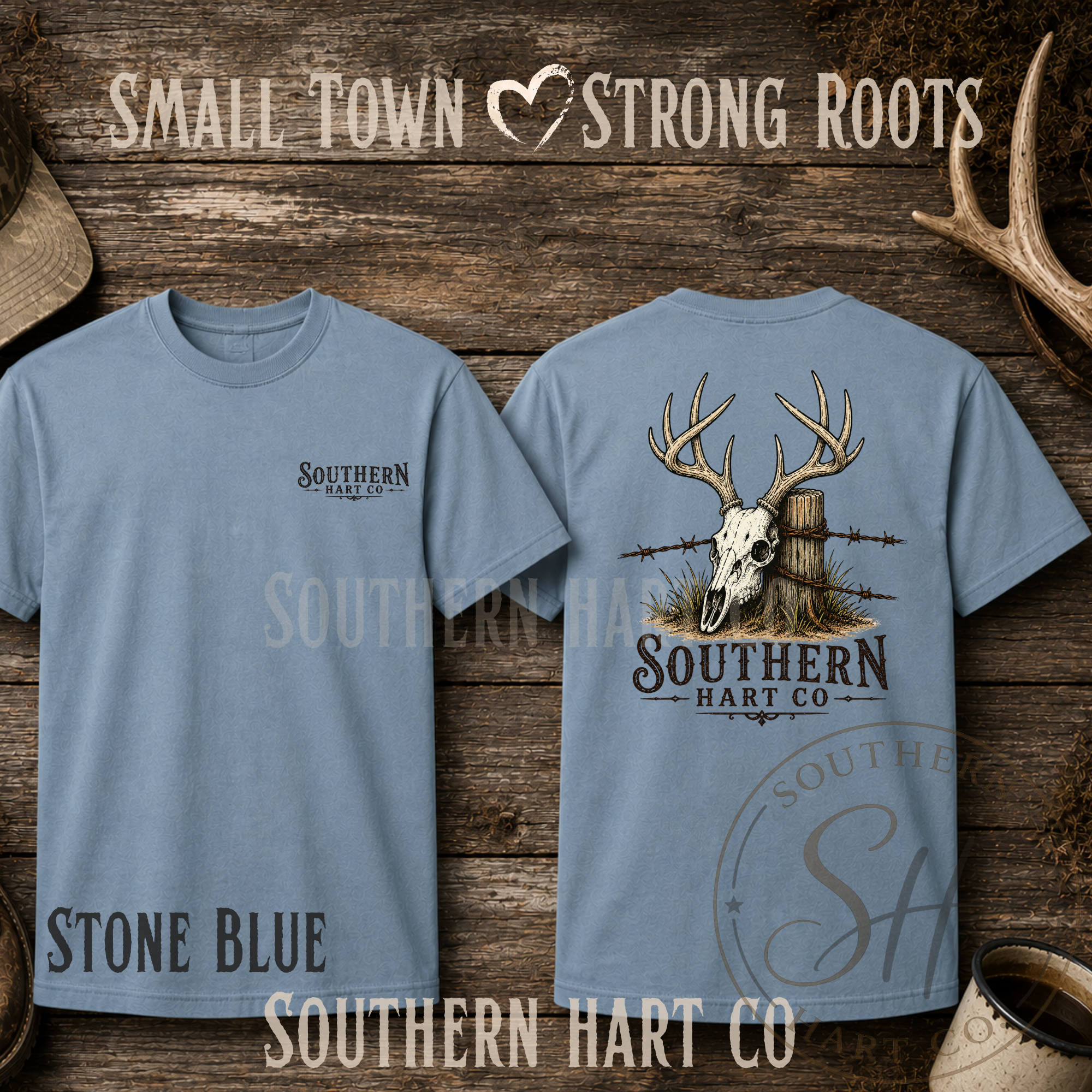 Southern Hart Co Deer Skull Tee