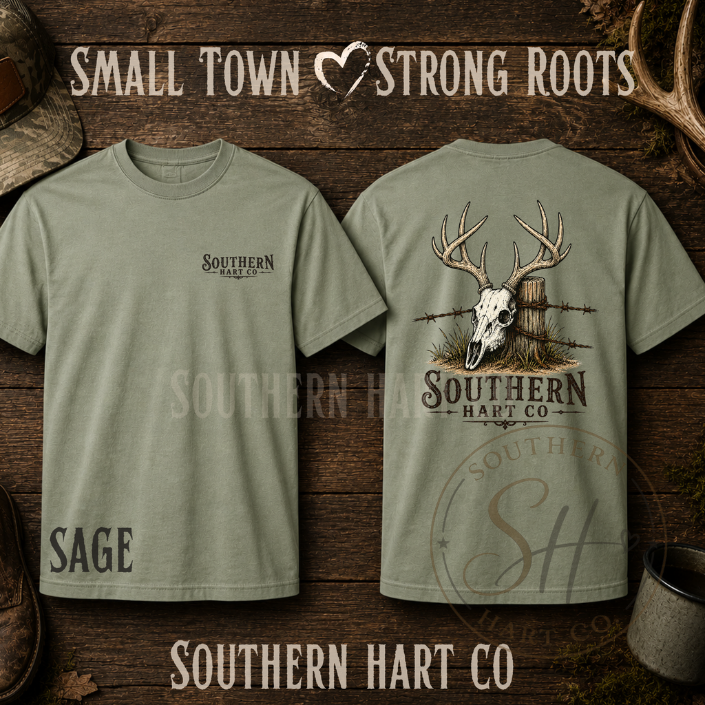 Southern Hart Co Deer Skull Tee
