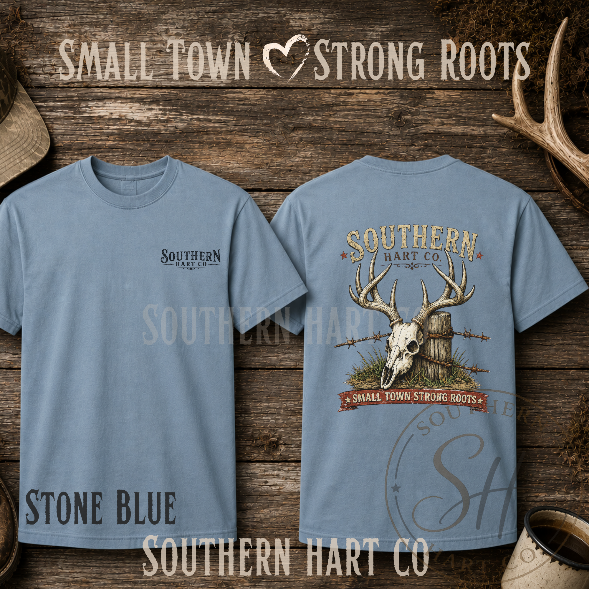 Southern Hart Co Deer Skull Tee