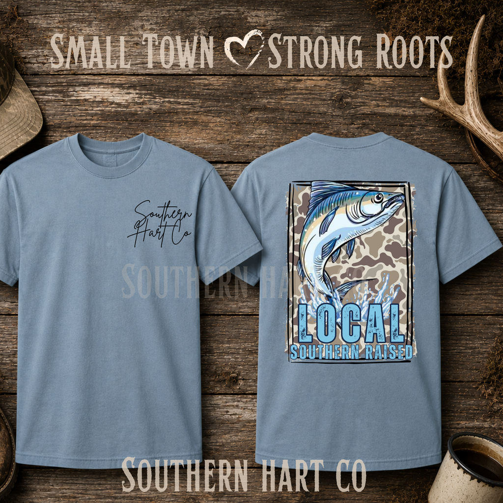 Local Southern Raised Fishing Tee