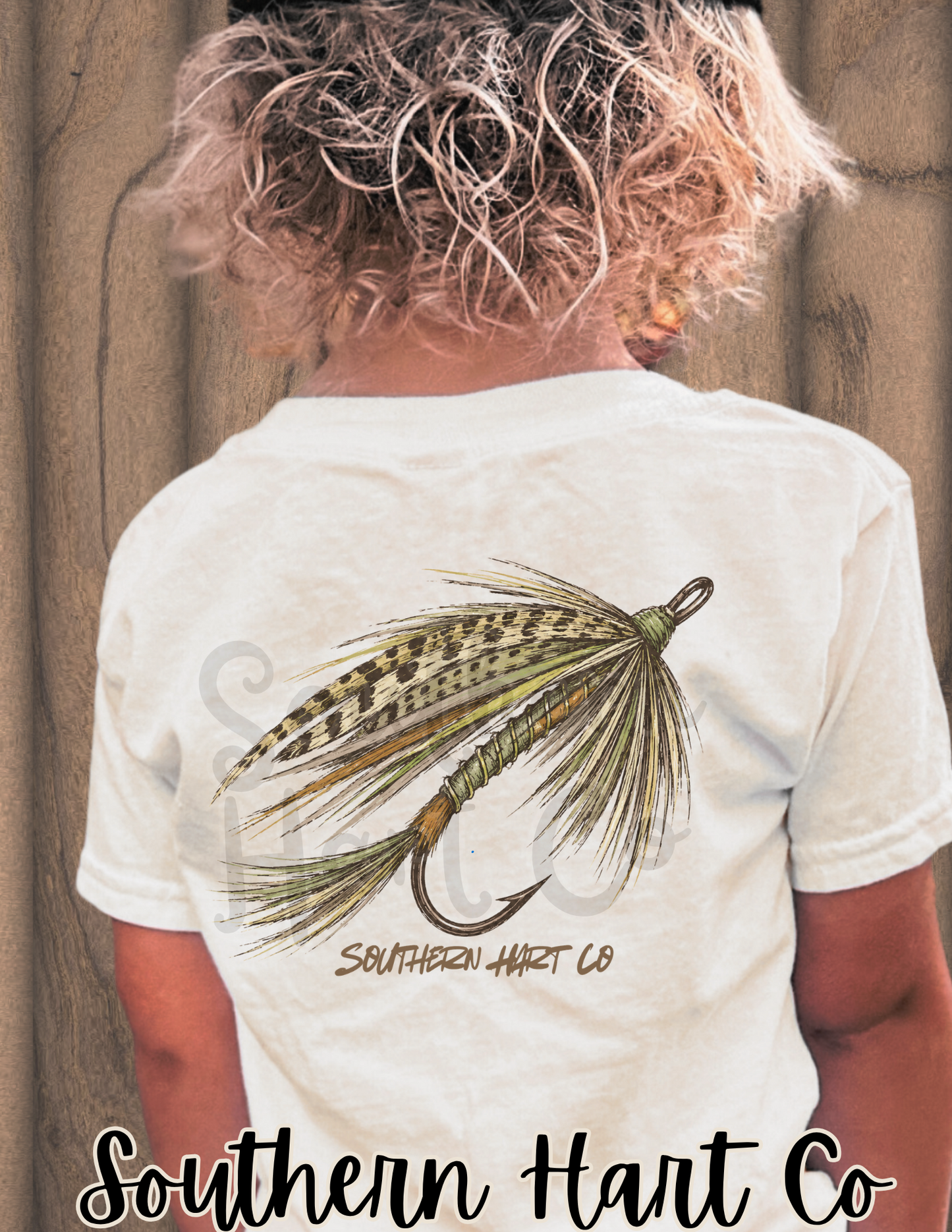 Southern Hart Co. Vintage Fly Fishing Lure Graphic T-Shirt