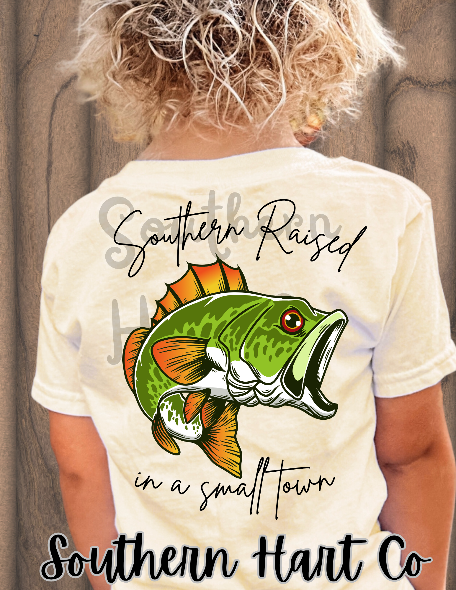 Southern Raised Bass Fishing Tee