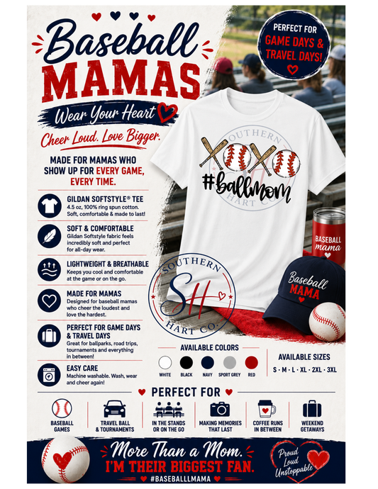 Ball Mom Shirt – Perfect for Cooperstown & Travel Ball