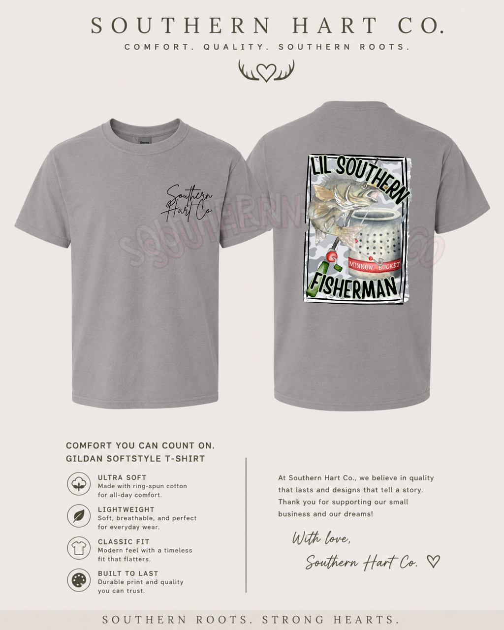 Little Southern Fisherman Youth Tee