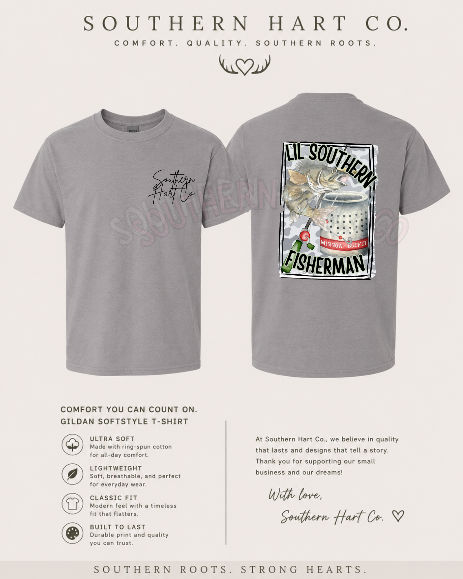 Little Southern Fisherman Youth Tee