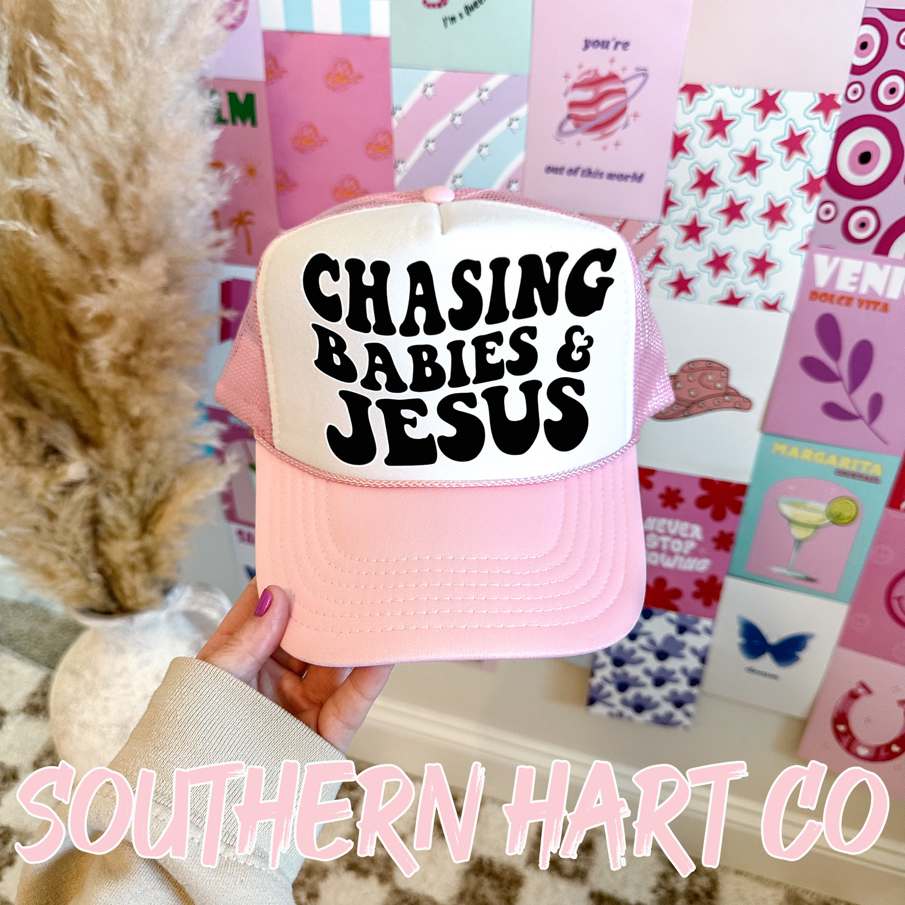 Chasing Babies & Jesus Hat