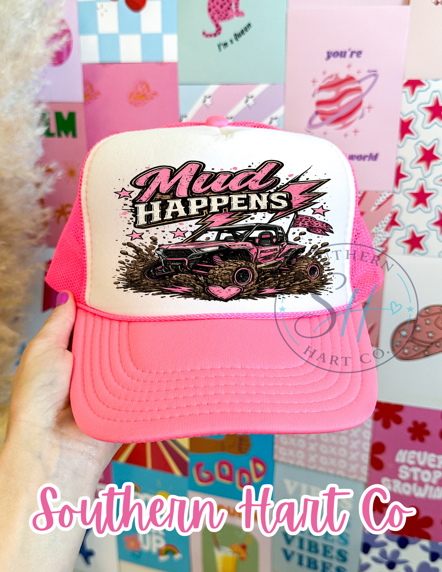Mud Happens | Premium Foam Trucker Hat