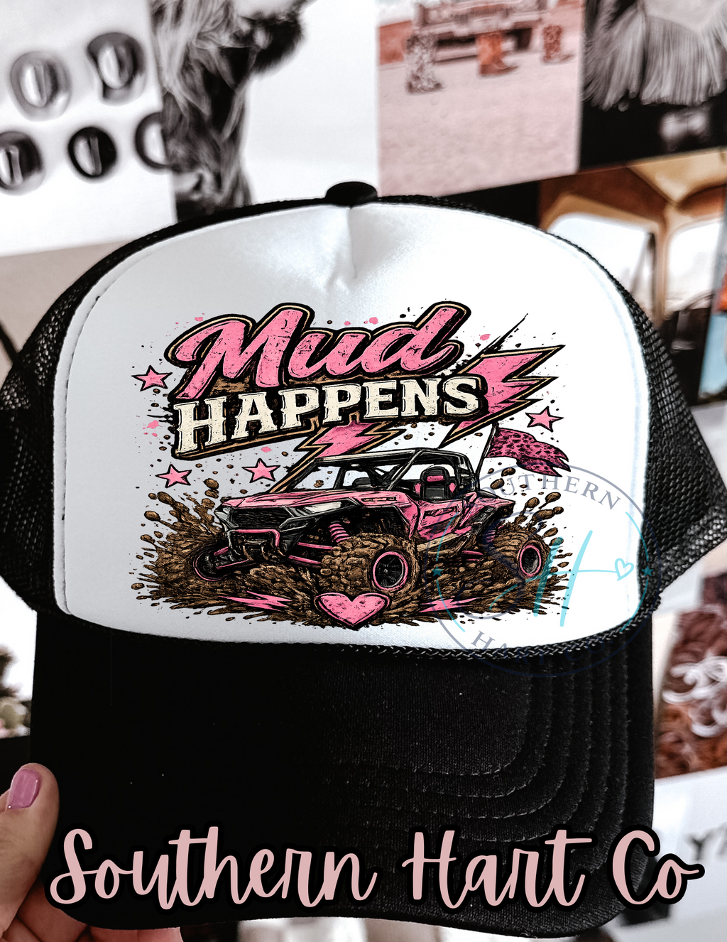 Mud Happens | Premium Foam Trucker Hat