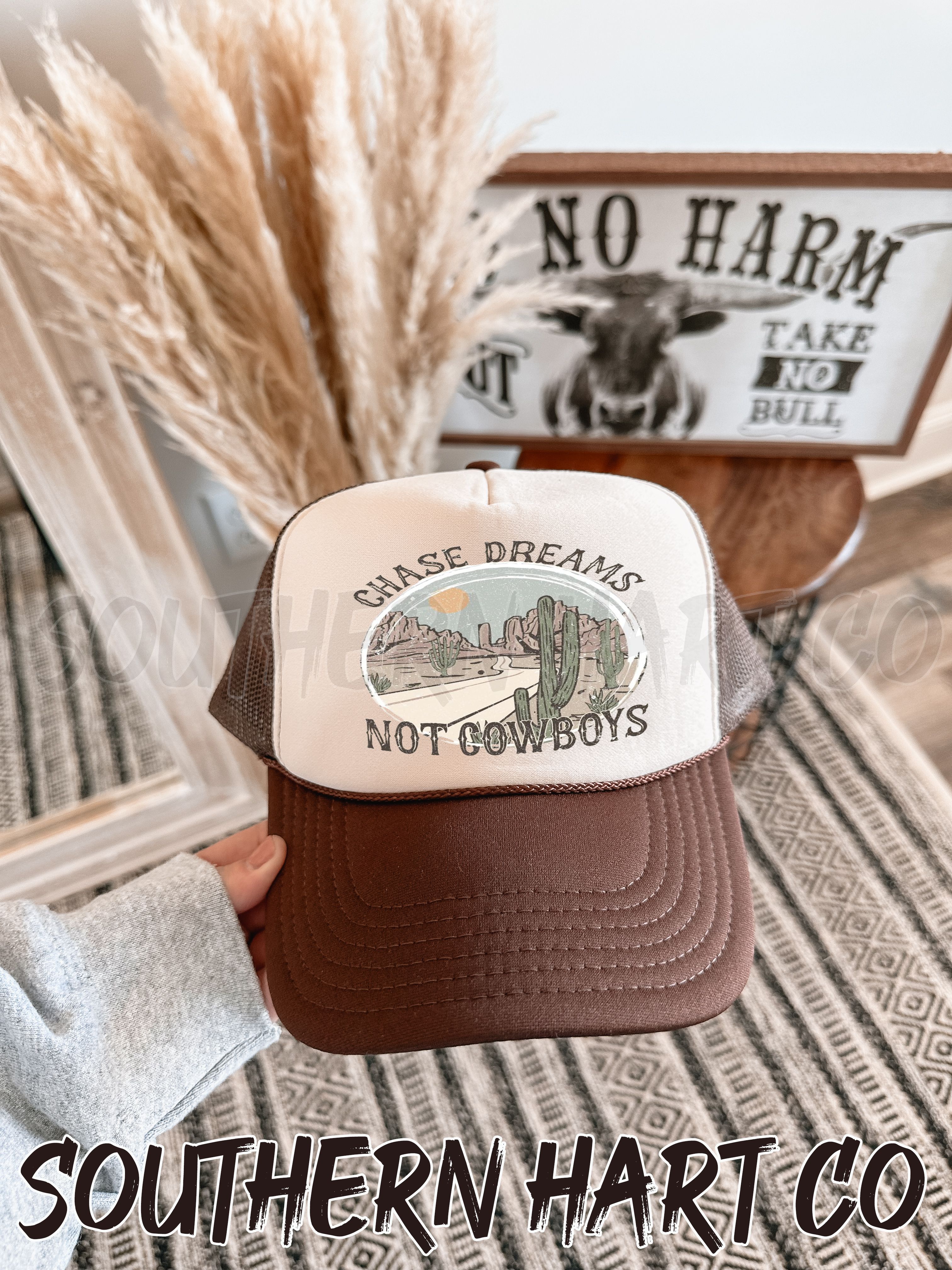 Chase Dreams Not Cowboys Hat