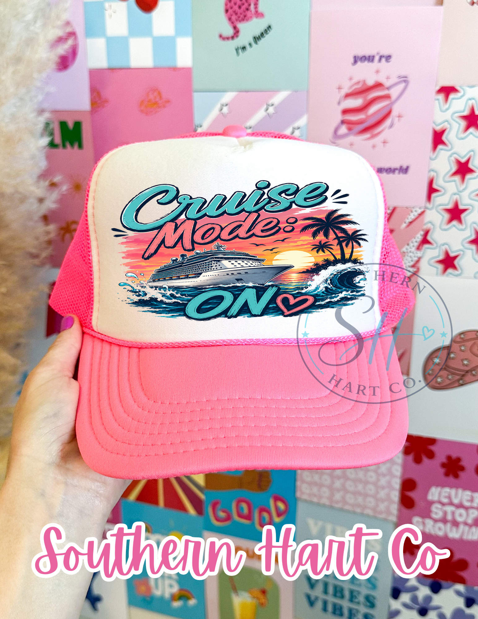 Cruise Mode: ON | Premium Foam Trucker Hat