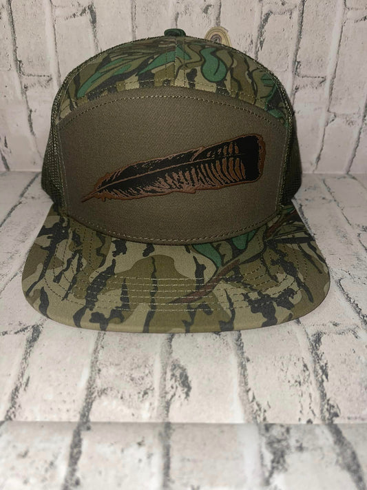 Greenleaf Turkey Feather 7 Panel Hat