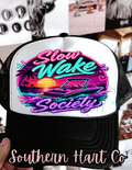 Slow Wake Society | Premium Foam Trucker Hat