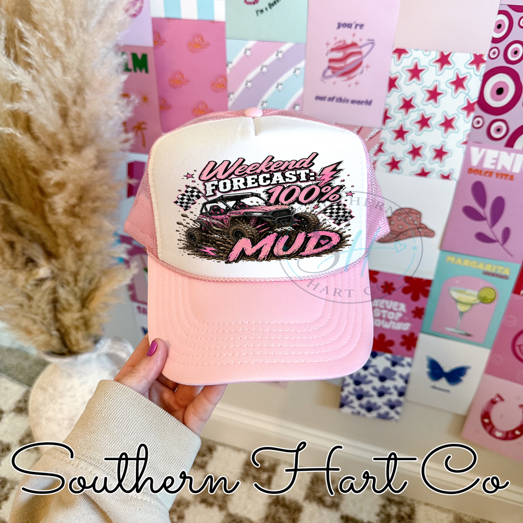 Weekend Forecast 100% Mud | Premium Foam Trucker Hat