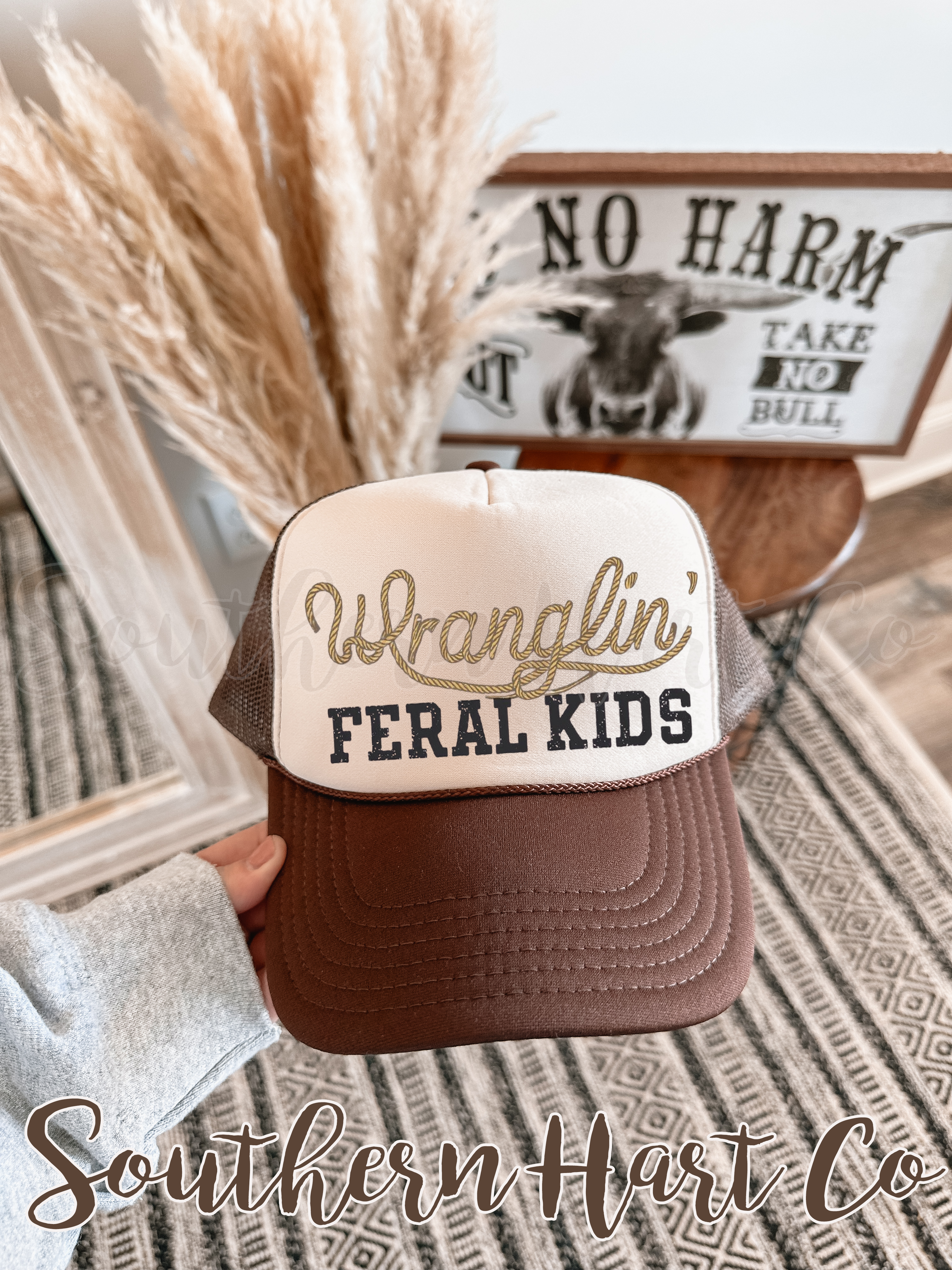 Wranglin' Feral Kids Mom Hat